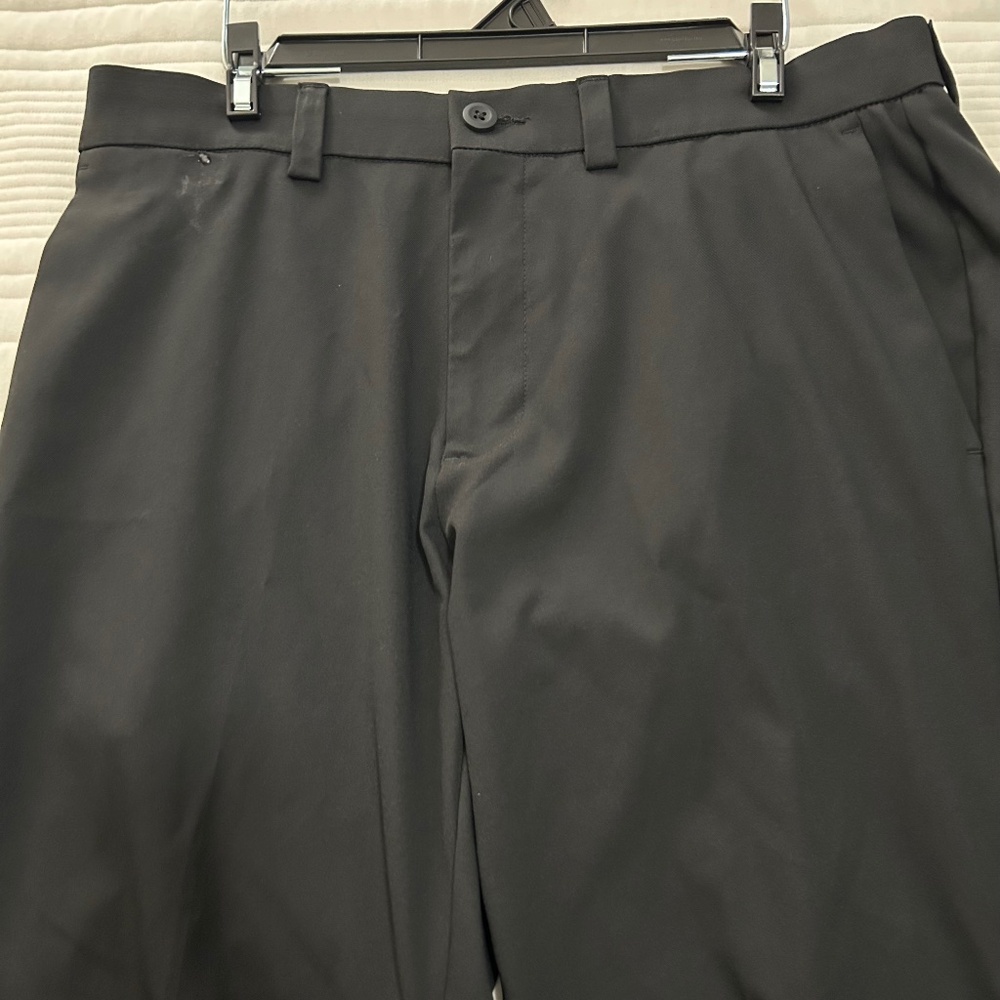 Haggar Performance Black Dress Slacks